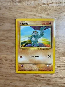 Machop 052/102 Base Set Regular - LP - Pokemon TCG 1999 - WOTC - Bild 1 von 3