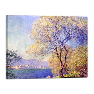 Canvas Wall Art Antibes Seen from The Salis Garden 1988 by Claude Monet - Picture 1 of 5
