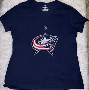 NHL T-Shirt Columbus Blue Jackets Primary Graphic Logo Ice Hockey T-Shirt XL New - Picture 1 of 4