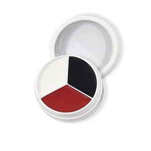 Clown Makeup Kit White Black Red Face Body Paint, Halloween Makeup Kit Face - Picture 1 of 8