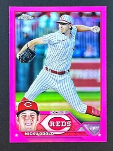 NICK LODOLO 2023 Topps Chrome Pink Refractor #154 Cincinnati Reds - Picture 1 of 2