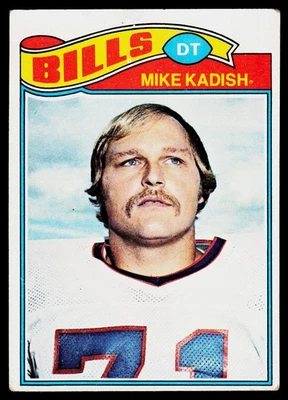 Mike Kadish, 1977 Topps, #353, Buffalo Bills, RC - Image 1 of 2