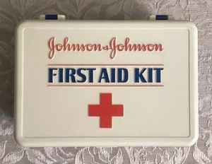 Vintage Johnson & Johnson Erste Hilfe Set Hartplastikkoffer - Bild 1 von 4