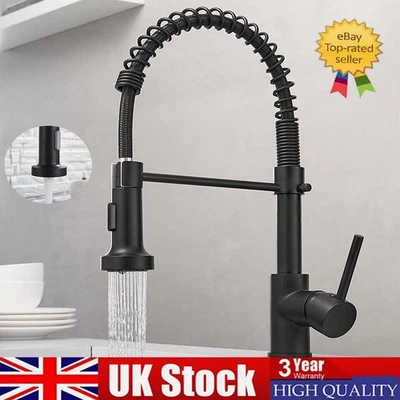360° Kitchen Sink Mixer Taps Pull Out Spout Spray Single Lever Modern Mono Tap🔥 - Image 1 of 4