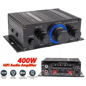 400W 2 Kanal Mini HIFI Leistungsverstärker Audio Stereo Verstärker Home Auto FM - Bild 1 von 15