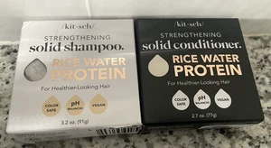 Kitsch Strengthening, Solid Shampoo And Conditioner, Rice Water, Protein- NEW! - Picture 1 of 2