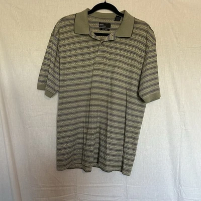 Рубашка поло Marc Edwards Swift Dry в полоску с коротким рукавом повседневная - Изображение 1 из 4