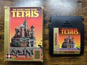 Tetris (Tengen) (NES, 1988) Box & Cartridge, Cleaned & Tested - Picture 1 of 10