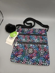 NWT Kipling Keiko crossbody Purse Starflower Slim Lightweight Small - Picture 1 of 9