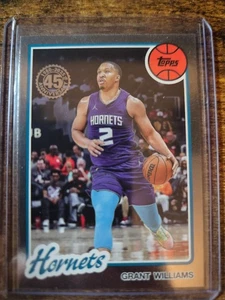 2025-26 Topps Grant Williams 1980-81 45th #80BK-42 Charlotte Hornets - Imagen 1 de 2