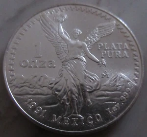 MDS MEXICO MEXICO LIBERTAD 1991, 1 ONCIA ARGENTO # - Foto 1 di 2