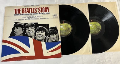 The Beatles' Story 2XLP Vinyl Album Capitol Records STBO2222 Original Lennon - Image 1 of 4