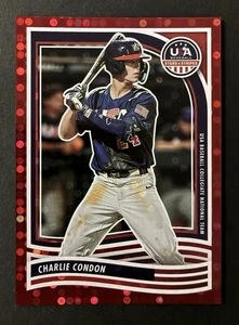2024 Panini Stars and Stripes - (Charlie Condon) Red 127/199 (Rockies) #72 - Picture 1 of 3