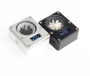FREEZEMOD WDXS-T4 LCD Flow Meter Temp Display for PC Water Cooling 2022 - Silver - Zdjęcie 1 z 1