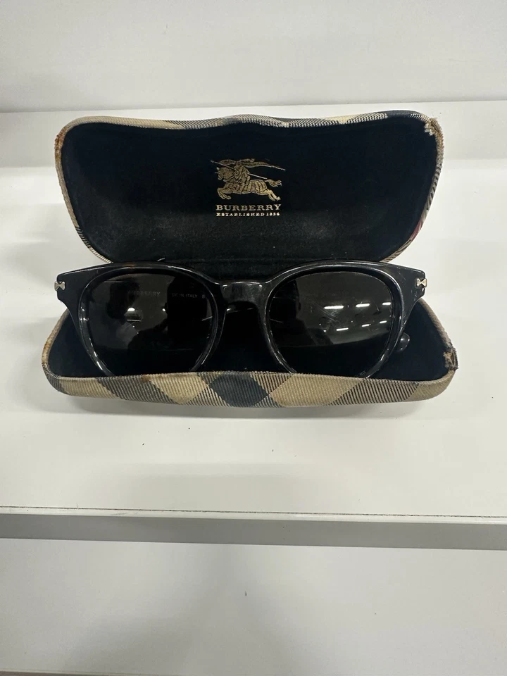 Новый подлинный Burberry BE4439 300273 Гавана черепаховый и коричневый круглый солнцезащитные очки 51 мм - Изображение 1 из 4