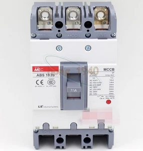 Ein neuer LS (LG) Schalter Leitungsschutzschalter ABS-103B ABS103B ABS 103B 3P 75A - Bild 1 von 2