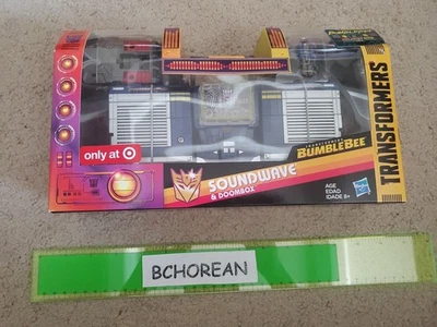 Transformers Bumblebee Geatest хиты Soundwave + Doombox Headmaster новый эксклюзив - Изображение 1 из 2