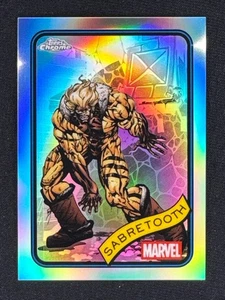 2025 Topps Marvel Sabretooth Refractor #92 - Picture 1 of 2