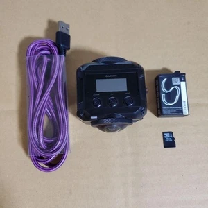 Garmin Virb 360 Action Camera Used Japanese Version w/ 16GB microSD Battery - Picture 1 of 10