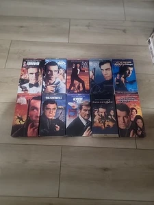 Vintage Vhs James Bond 007 Collection  10 Vhs Tapes - Picture 1 of 1
