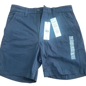 Calvin Klein Khakis Utility Chino Shorts Mens Size 29W Blue Straight Leg New - Picture 1 of 9