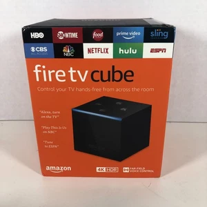 Amazon Fire TV Cube 4K HDR New In Box - Picture 1 of 4