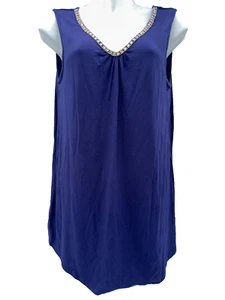 $68 Cable & Gauge Women's Sleeveless Blouse - Navy - Medium - New With Tag - Picture 1 of 5