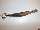 Antique Sterling Water Buffalo Horn Handle John Hasselbring Bottle &amp; Can Opener