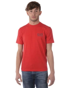 Emporio Armani EA7 T-Shirt Sweatshirt Man Red 3ZPT52PJ03Z 1451 Sz S MAKE OFFER - Picture 1 of 11