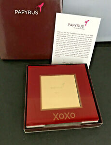 PAPYRUS Red Glass XOXO 3"x3" Frame