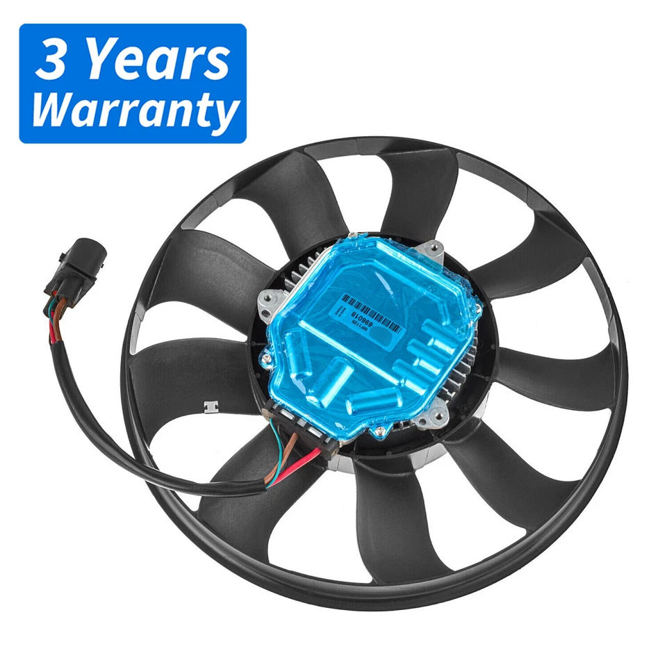 OEM Left Side Engine Cooling Fan Assy 8W0959455P For Audi A6 A7 A8 Q7 Q8 RS6 RS7 - Imagem 1 de 4