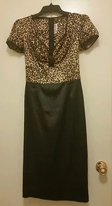 Deadly Dames lepard print Dress - Picture 1 of 1