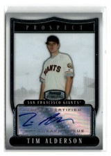 2007 Bowman Sterling #BSP-TA Tim Alderson Prospects