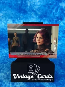 Star Wars: The Last Jedi Series 2 #62 Admiral Holdo's /25 SILVER SINGLE Card - Picture 1 of 2