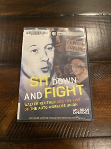 Sit Down And Fight: Walter Reuther & Rise of Auto Workers Union DVD Ex-library - Picture 1 of 5