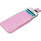 Artificial Leather Case For Samsung Galaxy S3 Mini - Bag Pink Cover