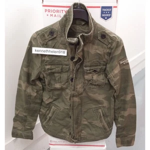 ABERCROMBIE & FITCH NOONMARK SHIRT JACKET CAMO MENS SIZE MEDIUM - Picture 1 of 7
