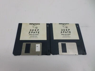 Deep Space Atari ST Game 520 / 1040 Psygnosis DeepSpace Shooter 1986 2 Disks - Image 1 of 3