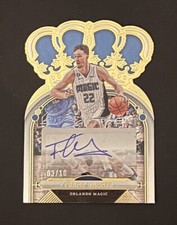 2022-23 Panini Crown Royale Franz Wagner  Die Cut Autographs Gold Auto /10