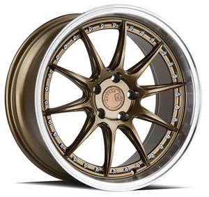 18x8.5 Aodhan DS07 5x100 +35  Bronze Wheels (Set of 4) - Picture 1 of 3