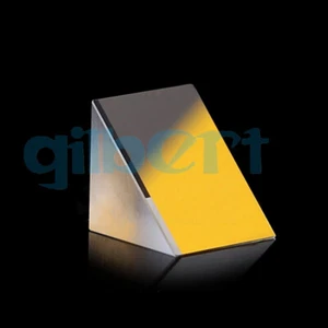 10x10x10mm Optical Glass Triangular Lsosceles K9 Prism With Reflecting Film - Picture 1 of 7