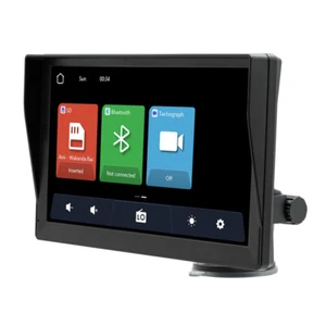 Portable Carplay Screen for Car, 9" WirelessStereo Radio, Auto 4K Dash Cam - Foto 1 di 16