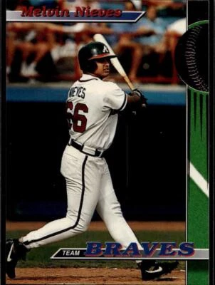 1993 Stadium Club Atlanta Braves #28 Melvin Nieves - Image 1 of 2