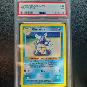 PSA 7 NM Wartortle 42/102 Evolution Box Error Misprint Pokemon TCG *MISLABELED* - Picture 1 of 2