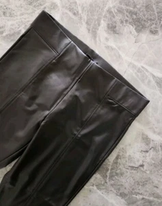 Leggings Marks & Spencer Cuero Look Cintura Alta - Talla 16 Cortos - Imagen 1 de 6