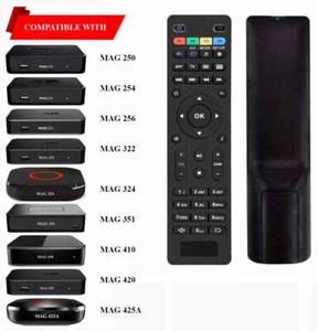 Replacement Remote Control for MAG 250 254 255 256 257 275 322 349 350 351 352 - Picture 1 of 4