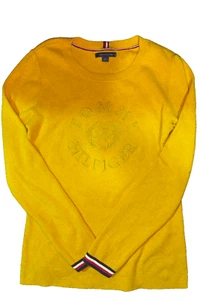 Tommy Hilfiger Yellow Long-Sleeve Shirt Size Small/(S/P) - Picture 1 of 4