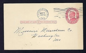 Postal publicitaria c1912, Missouri Meerschaum Co., cigarros - Imagen 1 de 2