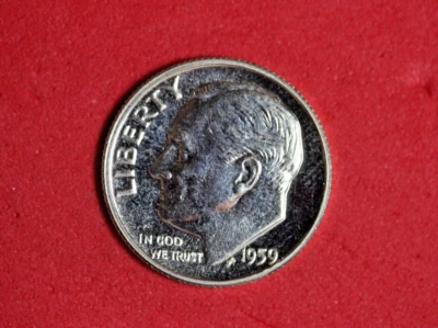 1959- Roosevelt One Dime #P15357 - Image 1 of 2