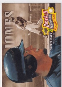 2010 Upper Deck #BHA-10 Chipper Jones Baseball Heroes 20th Anniversary Art NM